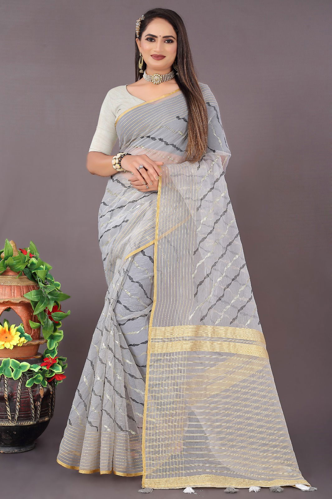 Sethnic Kribha Organza Designer Saree Catalog
